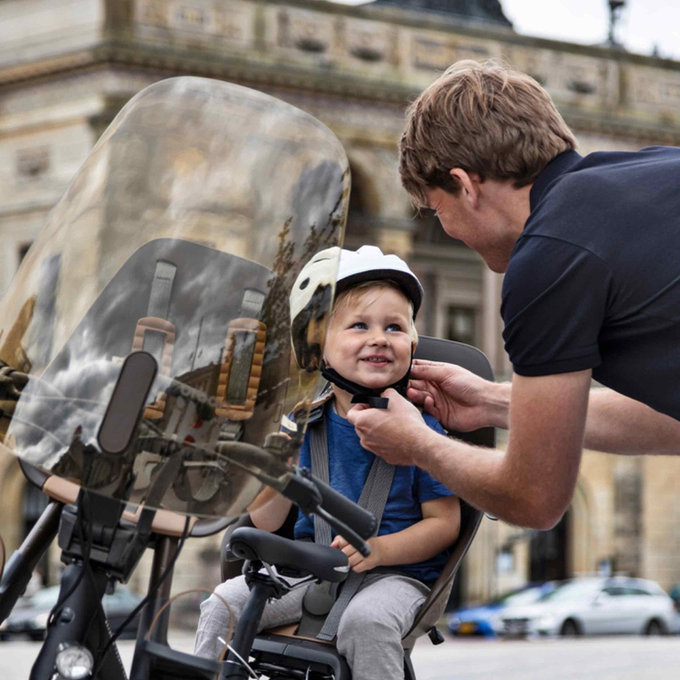 Predná sedačka na bicykel s adaptérom