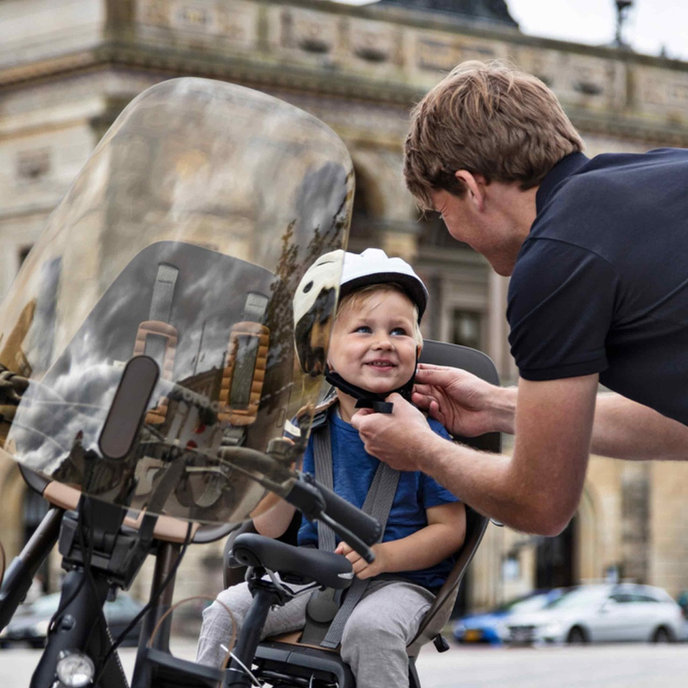Predná sedačka na bicykel s adaptérom