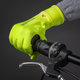 Zimné cyklistické rukavice pre deti Kids Polartec Reflex Neónové žlté