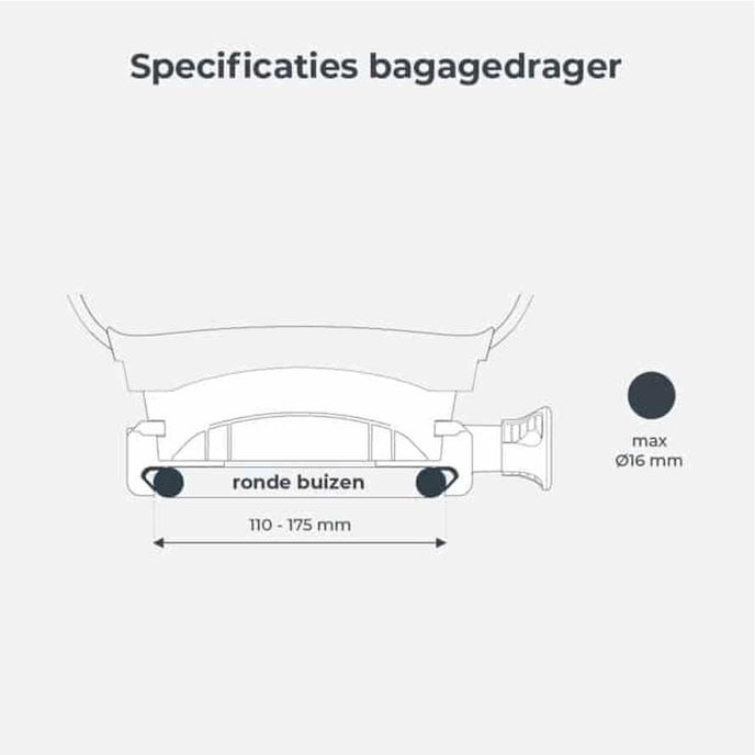 Zadná sedačka na bicykel U-me Easyfix