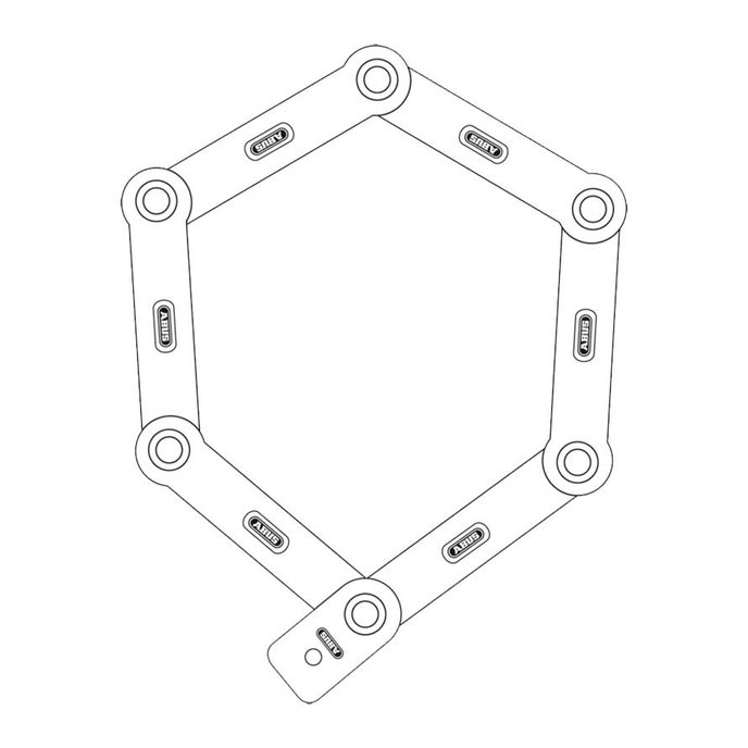 Zámok Bordo BIG uGrip 5700/100 BK SH