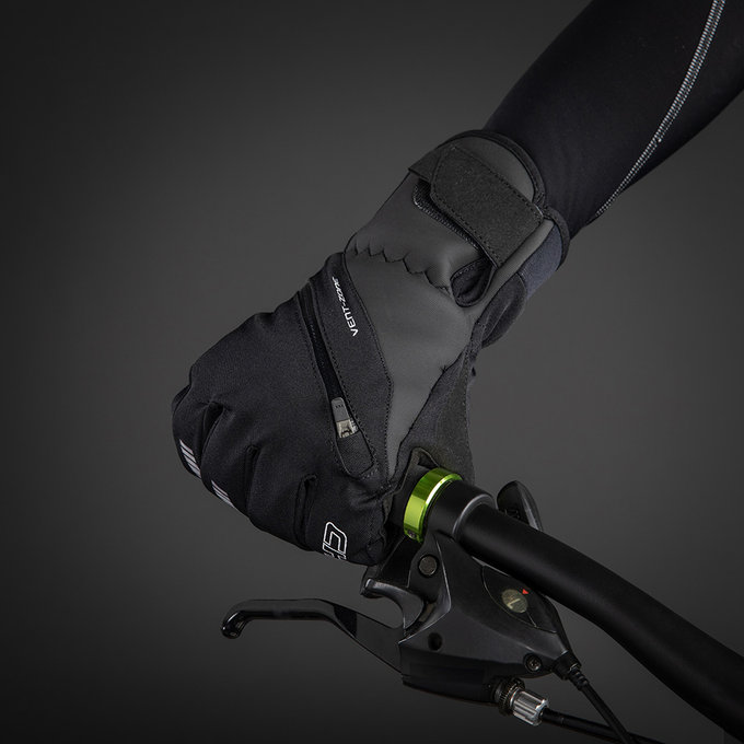 Zimné cyklistické rukavice pre dospelých City Liner čierne