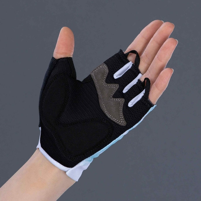 Cyklistické rukavice pre ženy Lady Tie Dye ružové