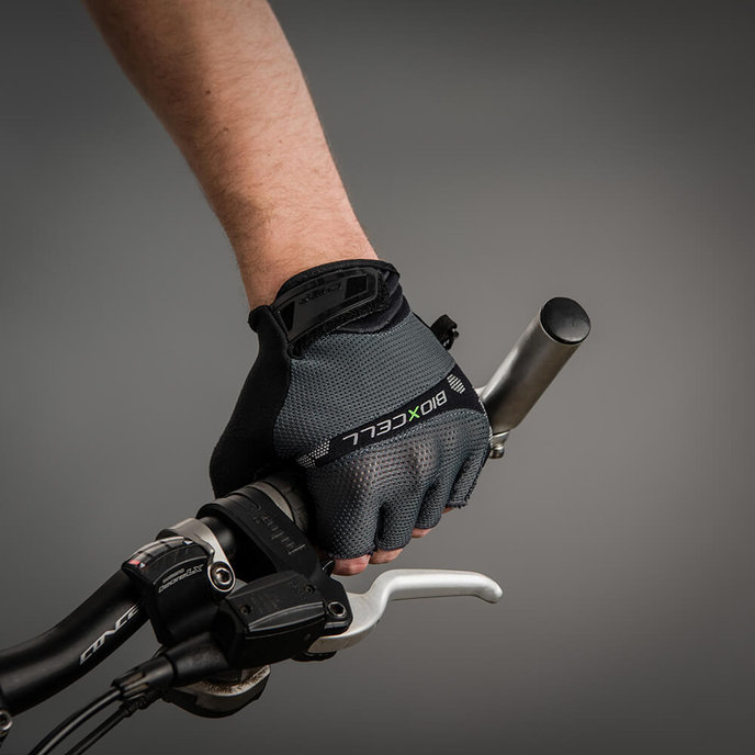 Cyklistické rukavice pre dospelých BioXCell Pro tmavošedé