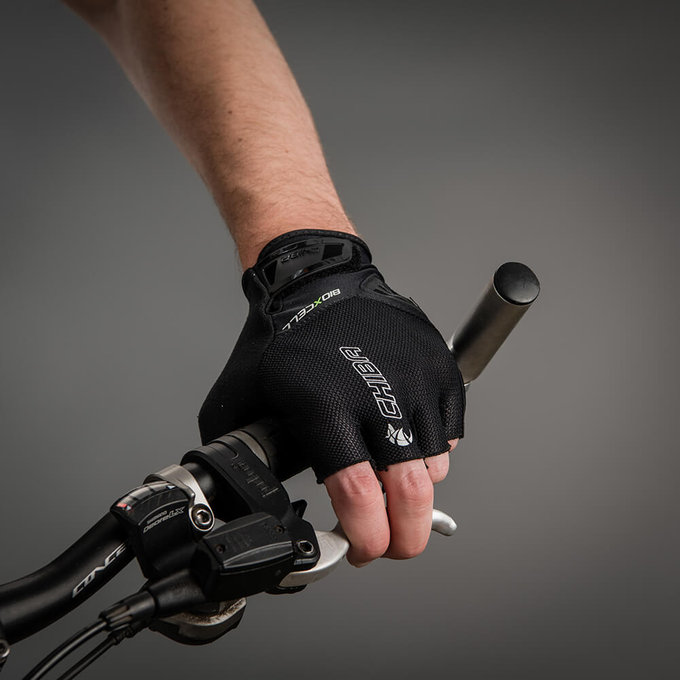 Cyklistické rukavice pre dospelých BioXCell Air čierne