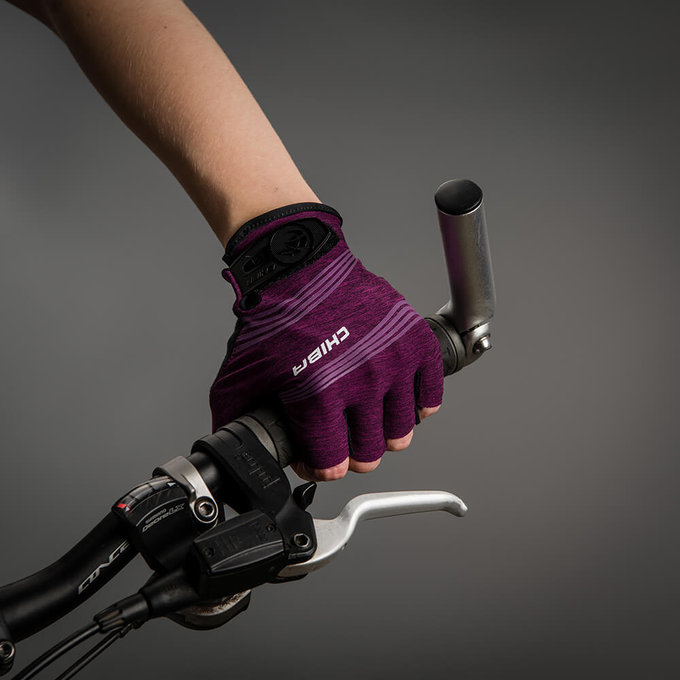Cyklistické rukavice pre ženy Lady SuperLight fialové