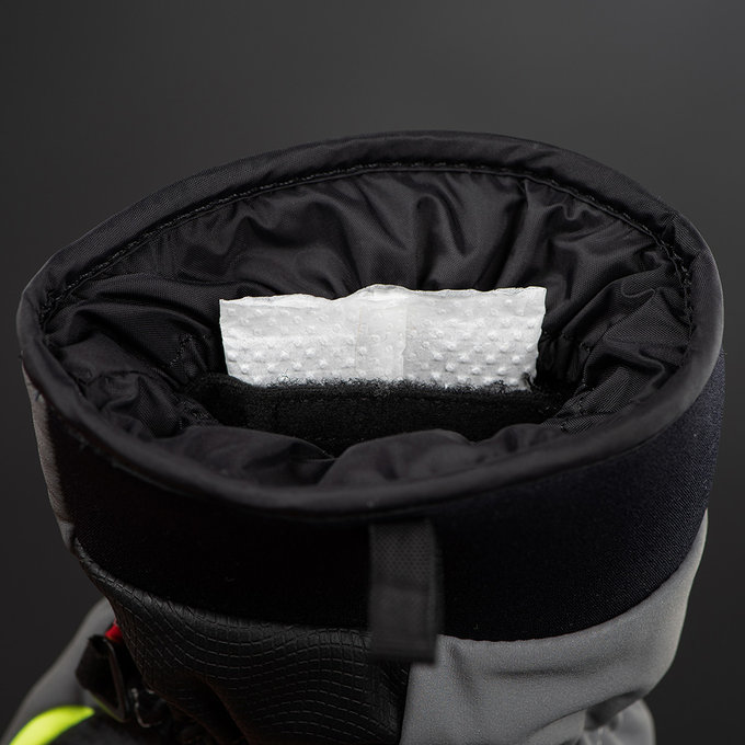 Zimné cyklistické rukavice pre dospelých Alaska Plus Šedé