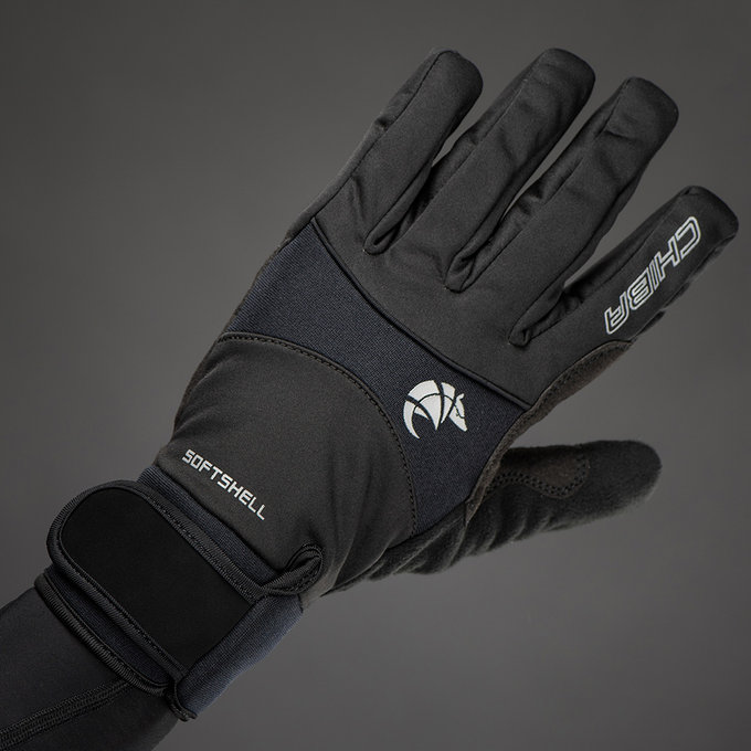 Zimné cyklistické rukavice pre dospelých Classic Čierna