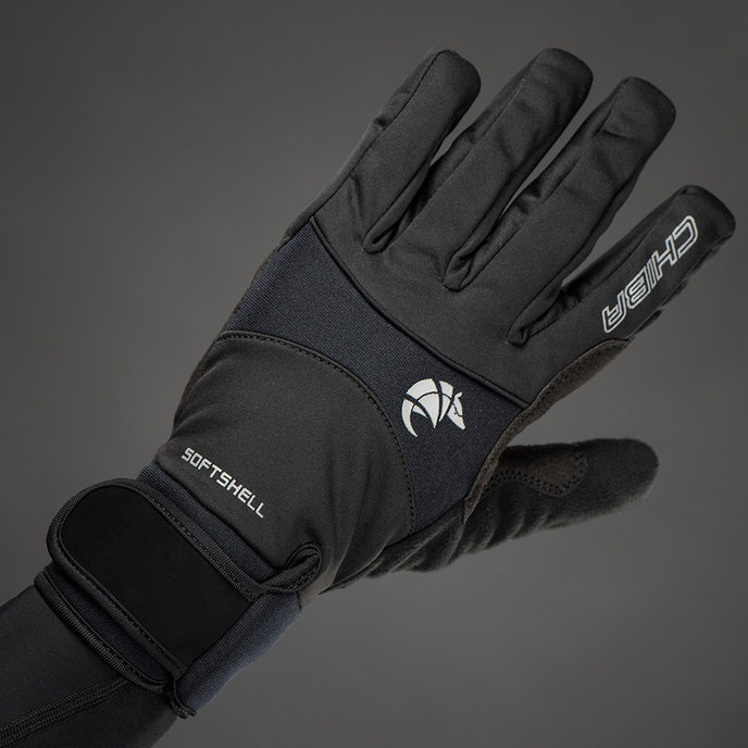 Zimné cyklistické rukavice pre dospelých Classic Čierna
