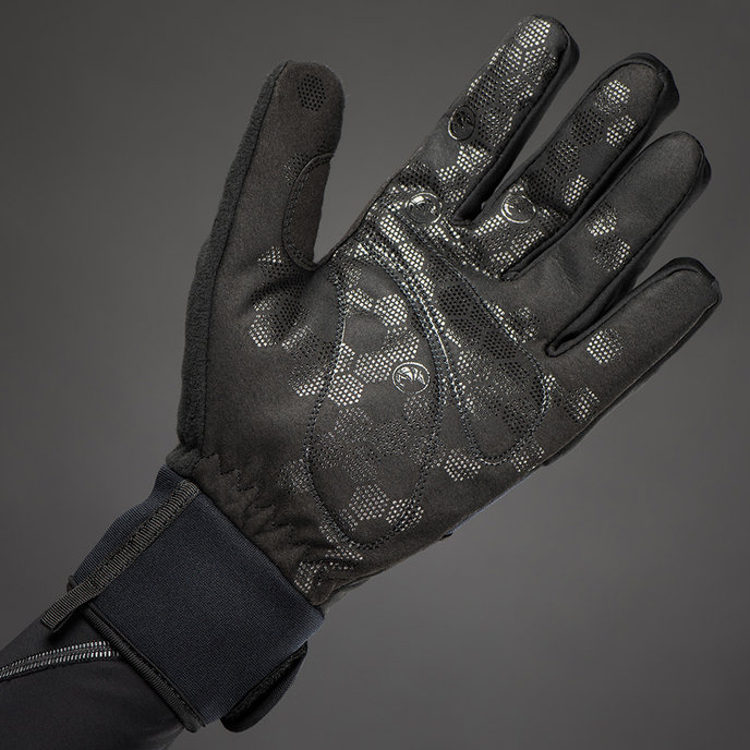 Zimné cyklistické rukavice pre dospelých Classic Čierna