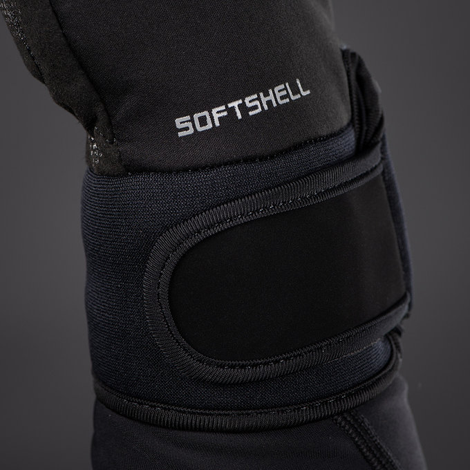 Zimné cyklistické rukavice pre dospelých Classic Čierna