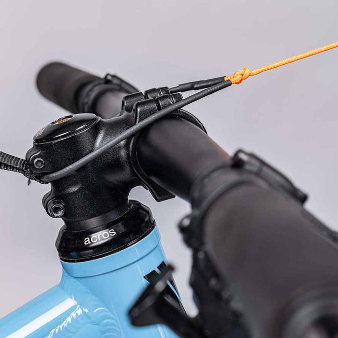 Samonavíjacie lano na ťahanie bicykla