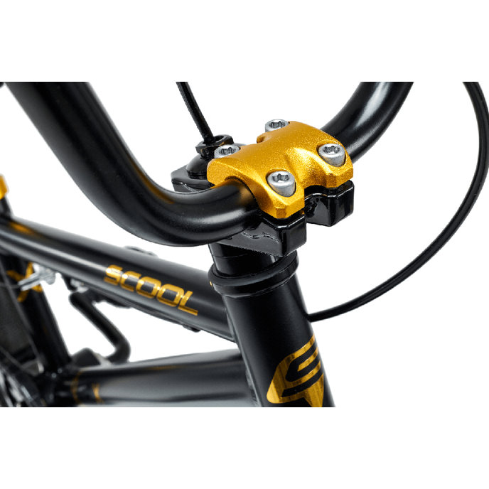  Detský BMX bicykel XtriX mini 16 čierny/zlatý