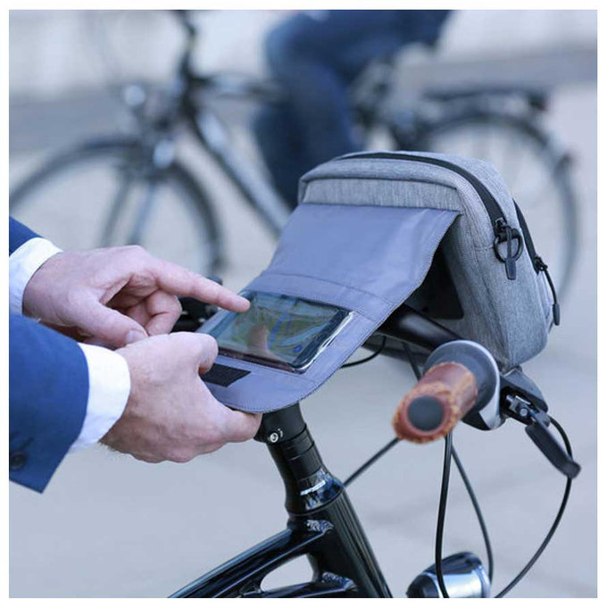 SMARTBAG TOUCH taška na riadidlá čierna