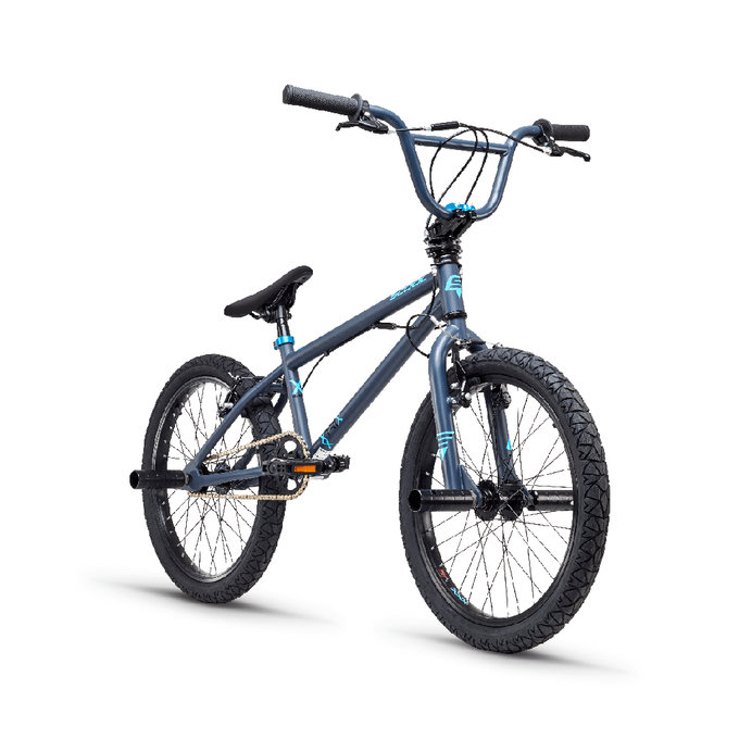 Detský BMX bicykel XtriX 20 šedý/matný modrý (od 120 cm)