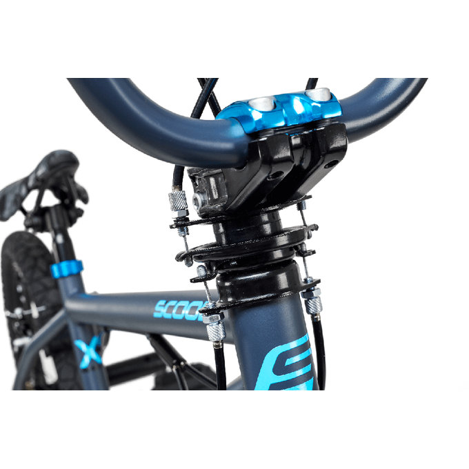 Detský BMX bicykel XtriX 20 šedý/matný modrý (od 120 cm)