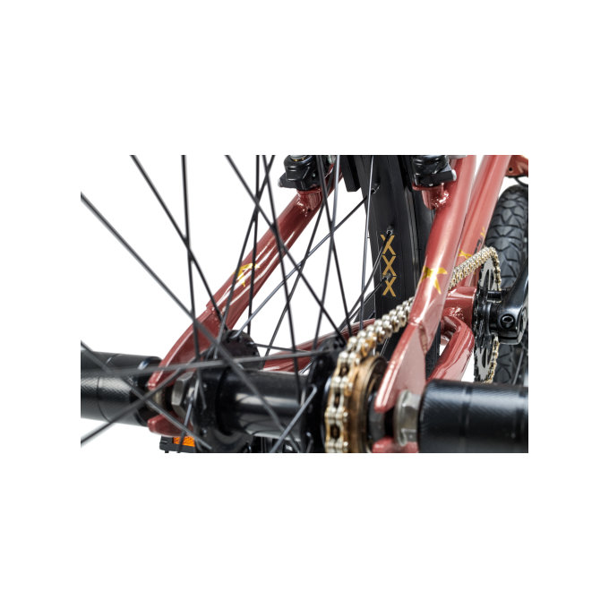 Detský bicykel XtriX 20 hnedý/zlatý (od 120 cm)