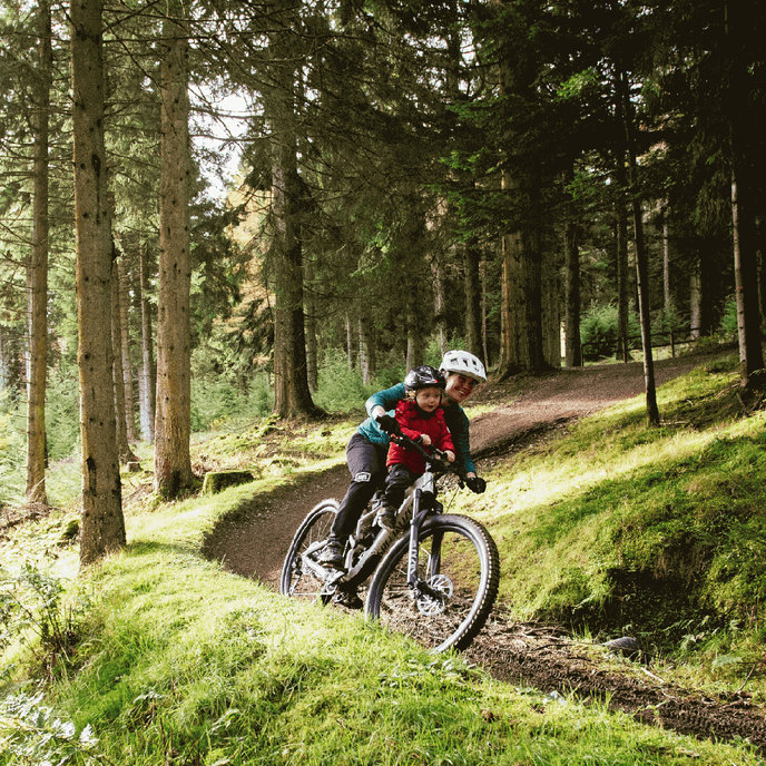 MTB Detská sedačka a riadidlá na rám