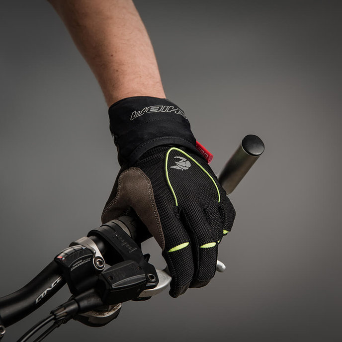 Cyklistické rukavice pre dospelých Pro Summer čierne