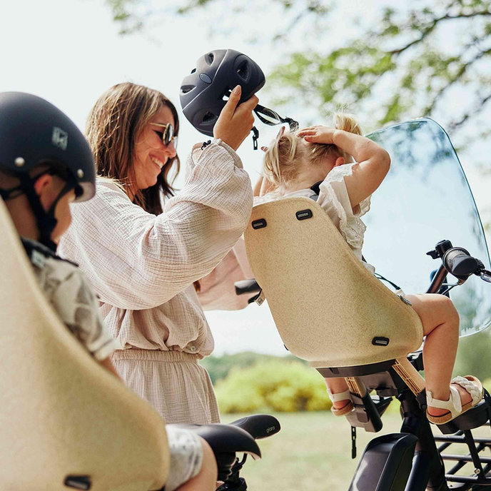 Predná sedačka BIO na bicykel s adaptérom