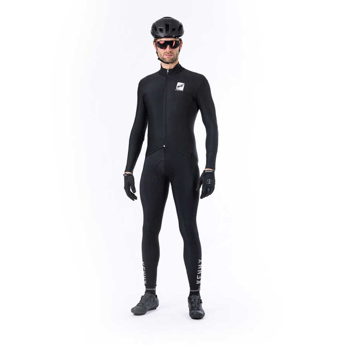 Zimný cyklistický dres ESCAPE Black