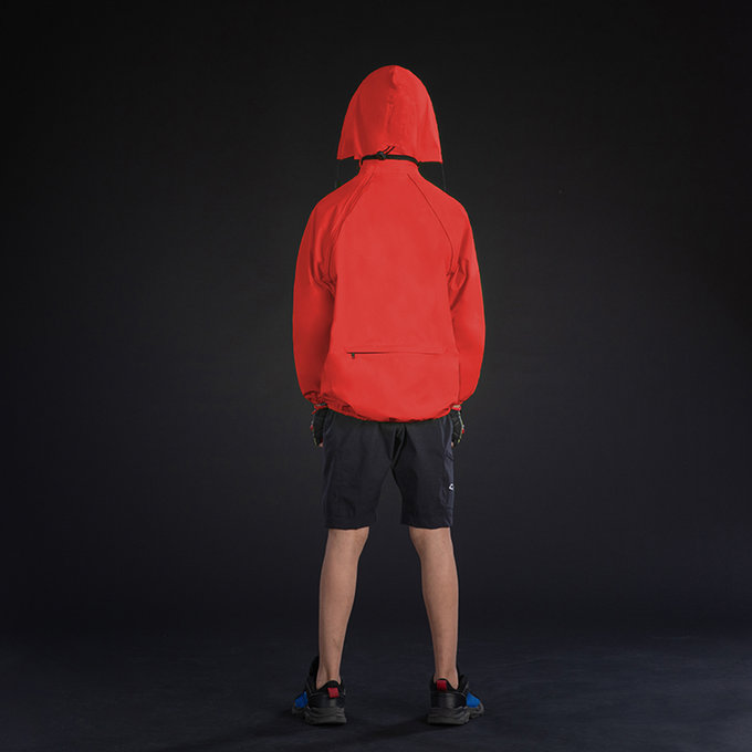 Detská bunda do dažďa červená