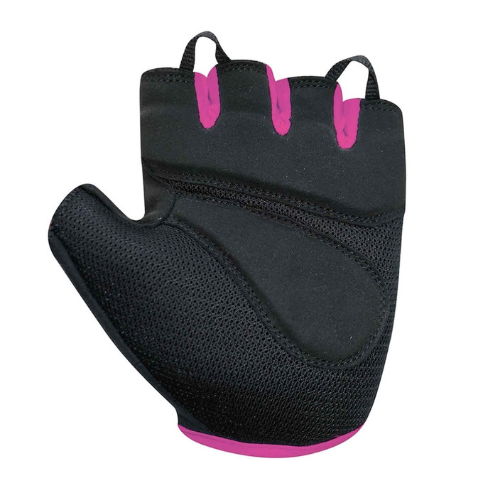 Cyklistické rukavice pre ženy Lady Gel čierne/ružové