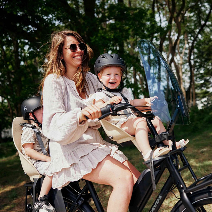 Predná sedačka BIO na bicykel s adaptérom