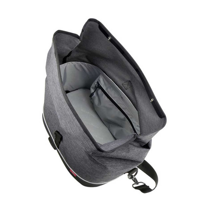 RACKPACK CITY taška na zadný nosič sivá
