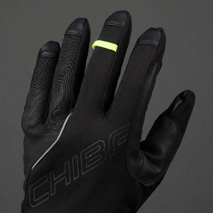 Zimné cyklistické rukavice pre dospelých Express+ čierne