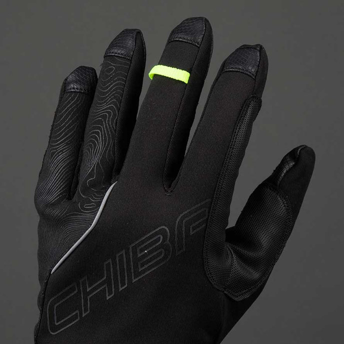 Zimné cyklistické rukavice pre dospelých Express+ čierne