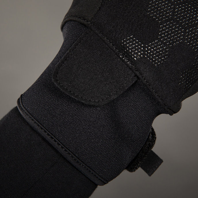 Zimné cyklistické rukavice pre dospelých Classic čierna/zlatá