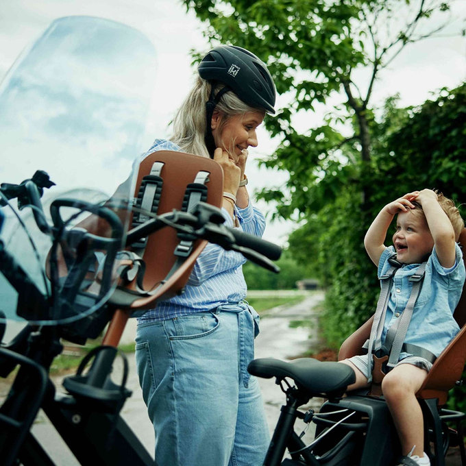 Predná sedačka BIO na bicykel s adaptérom