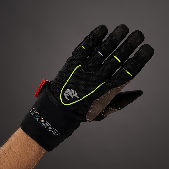 Cyklistické rukavice pre dospelých Pro Summer čierne