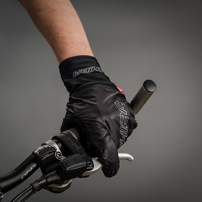 Cyklistické rukavice pre dospelých Pro Summer čierne