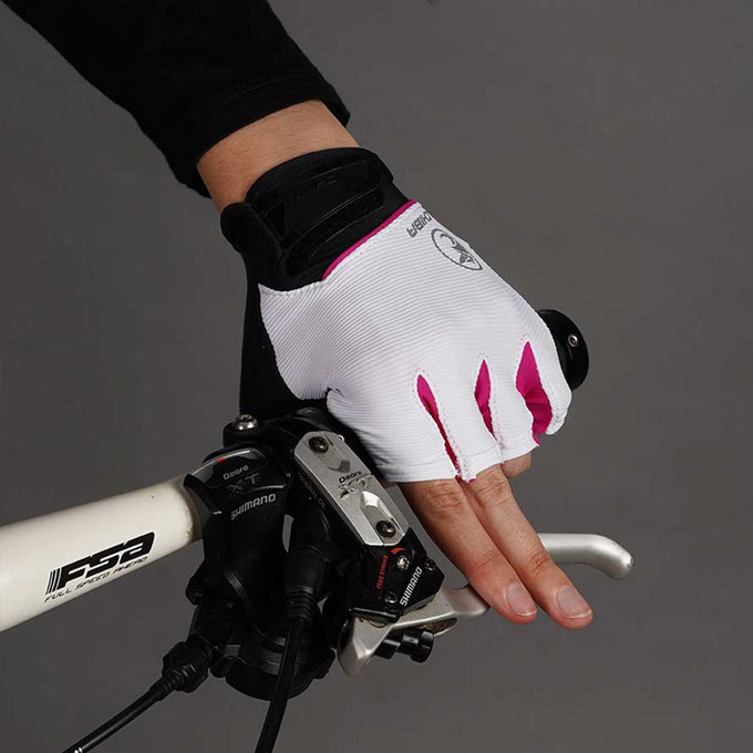 Cyklistické rukavice pre ženy BioXCell Lady biele