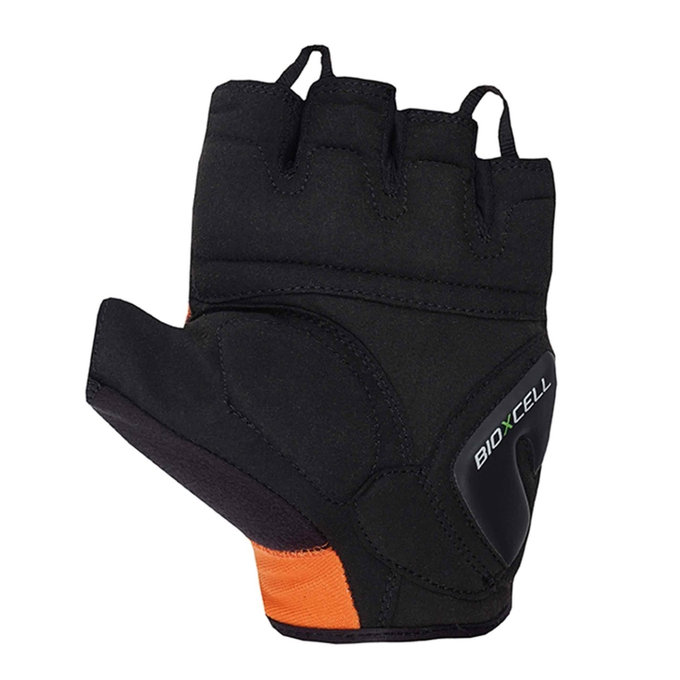Cyklistické rukavice pre dospelých BioXCell Super Fly oranžové/čierne