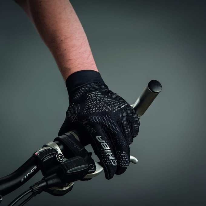 Cyklistické rukavice pre dospelých Superlight čierne