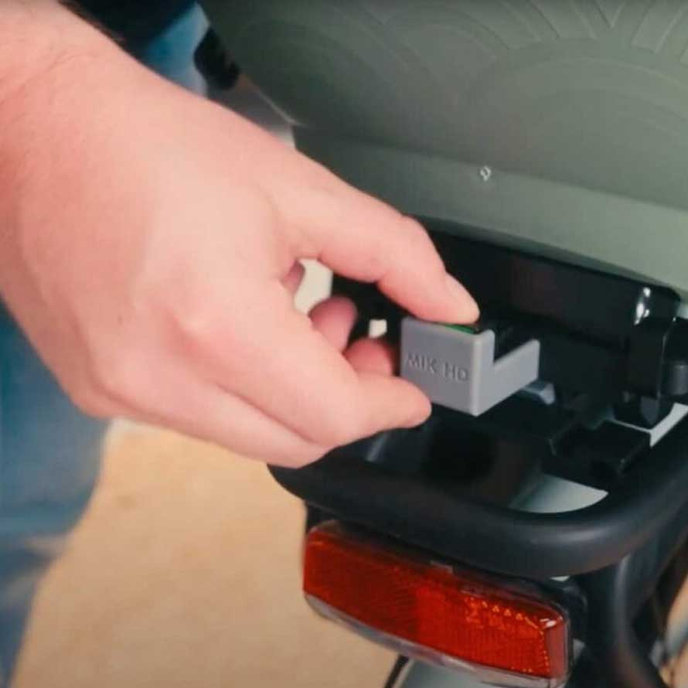 Zadná sedačka Ta-ke na bicykel pre MIK nosiče