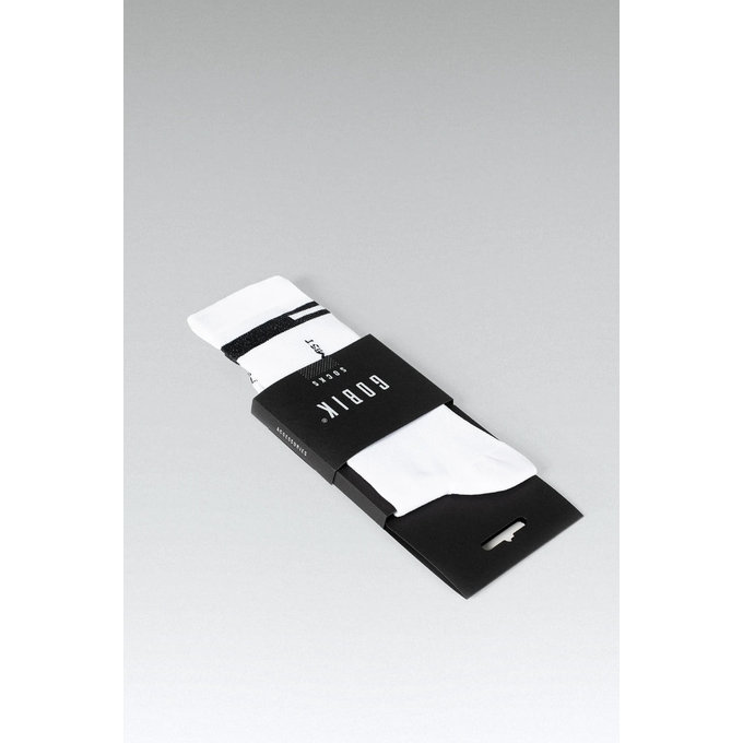 GOBIK ponožky SUPERB WHITE UNISEX EXTRA LONG HORIZON