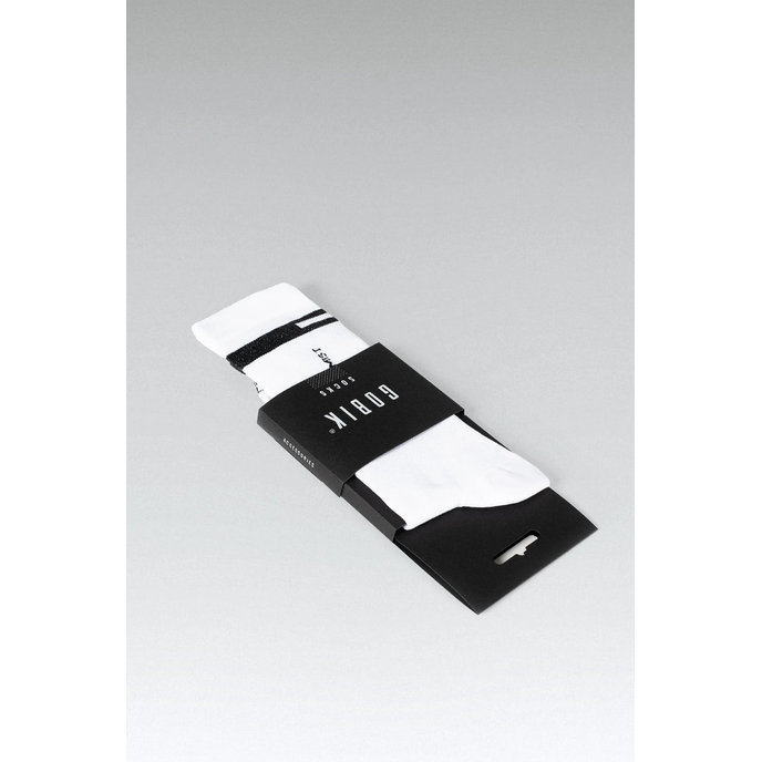 GOBIK ponožky SUPERB WHITE UNISEX EXTRA LONG HORIZON