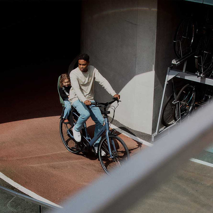 Zadná sedačka Ta-ke na bicykel pre MIK nosiče