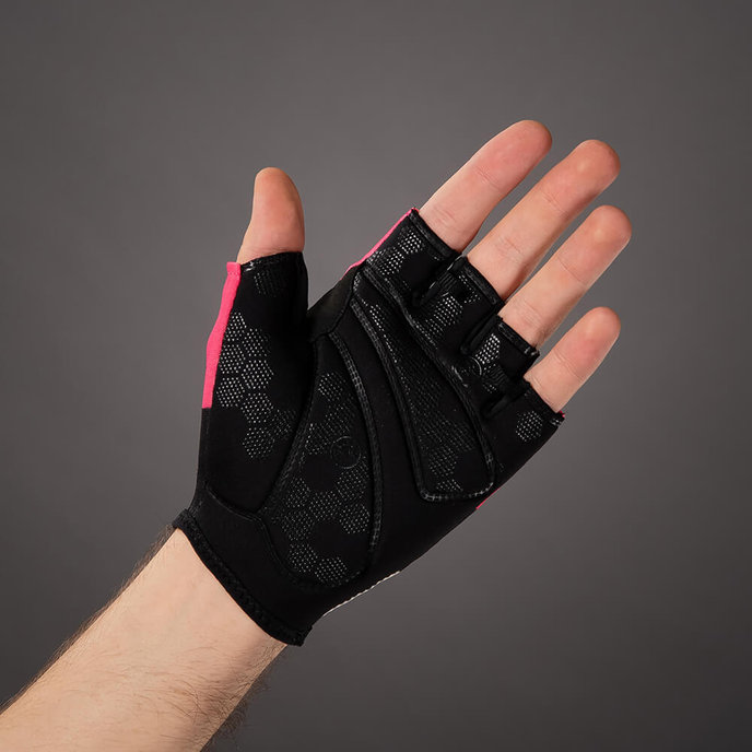 Cyklistické rukavice pre dospelých Solar magenta ružové