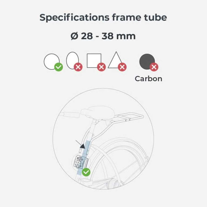 Zadná sedačka Ta-ke na bicykel s adaptérom a nosičom na rám SET