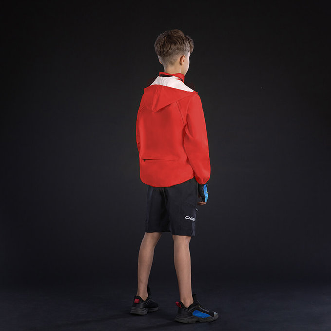 Detská bunda do dažďa červená