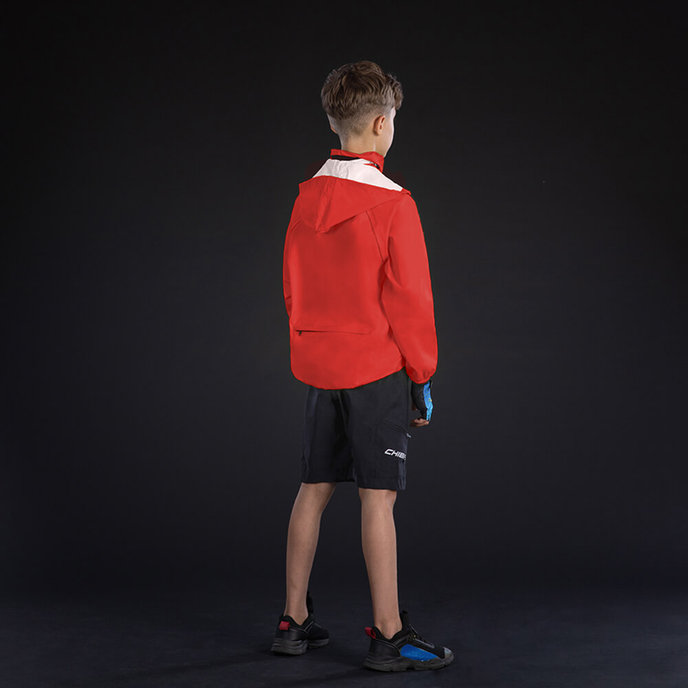 Detská bunda do dažďa červená