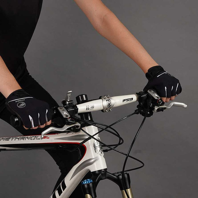 Cyklistické rukavice pre ženy BioXCell Lady čierne