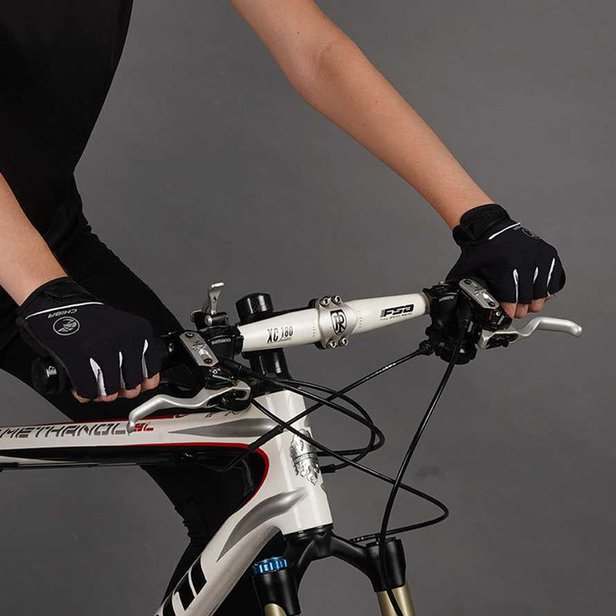 Cyklistické rukavice pre ženy BioXCell Lady čierne