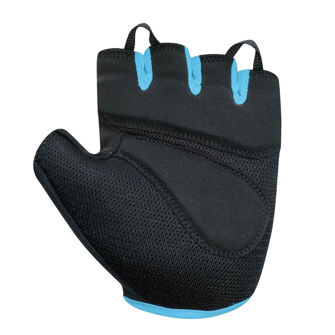 Cyklistické rukavice pre ženy Lady Gel M čierno/tyrkysová