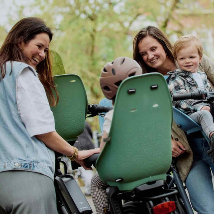 Predná sedačka na bicykel s adaptérom